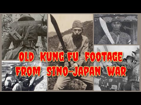 Rare Kung Fu footage of big sword unit #Sino-Japanwar #military #dao (it's about gong fu)