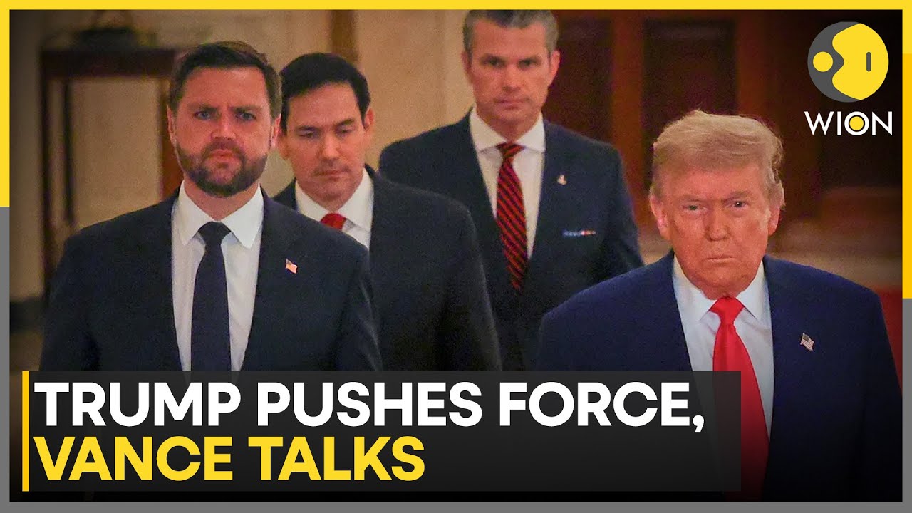 US-Iran Tensions: Trump Weighs Military Action as VP Vance Pushes Diplomacy | WION