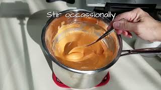 Melting Chocolate for Cake Pops using a Double Boiler Method