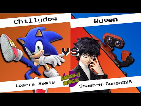 Smash-a-Bunga#25 Chillydog(Sonic) Vs Wuven(Joker,Rob) Losers Semis Smash Ultimate Singles