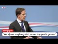 TERUGKIJKEN: Rutte over coronavirus en terugkeren naar het normale leven