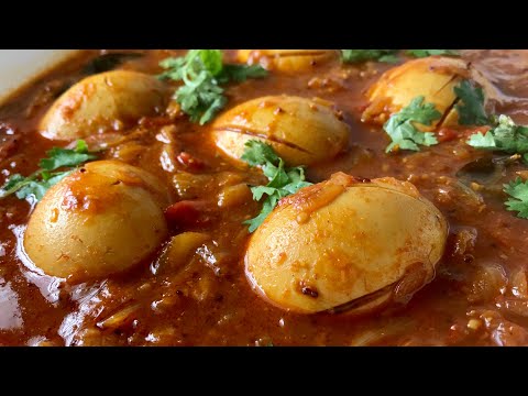 Egg curry recipe || Andhra Style kodi Guddu pulusu recipe