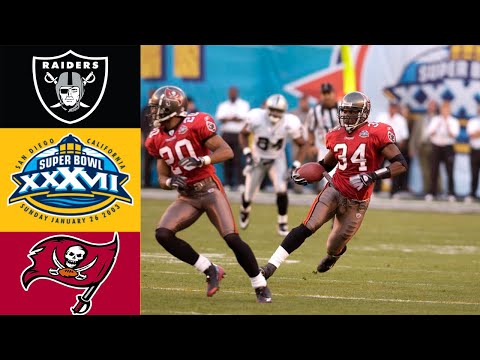 Raiders vs Buccaneers Super Bowl XXXVII