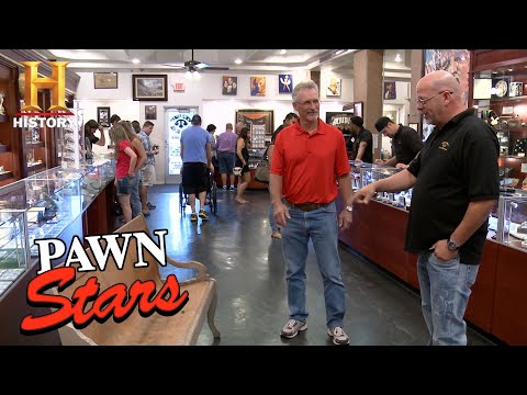 1940s Buster Brown Shoe Repair Bench | Pawn Stars