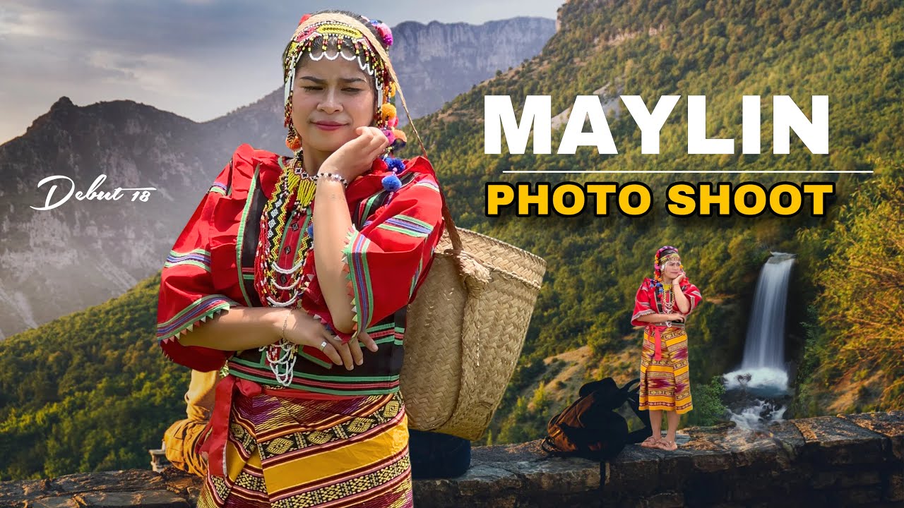 PHOTO SHOOT NI MAYLIN SA BUNDOK PARA KANYANG DEBUT GRABE ANG GANDA
