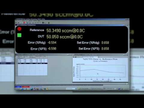 Mass flow controller calibration using molbloc/molbox: As Left Verification