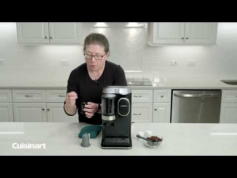 Cuisinart Conical Burr Grind and Brew Single-Serve Coffeemaker (Gray)