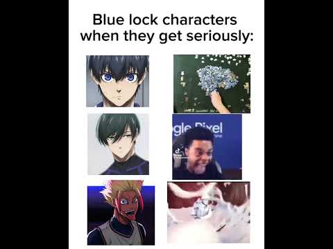Bluelock character when they get serious #isagi #ryusei #rinitoshi