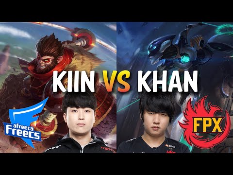 AFs Kiin vs FPX Khan - WUKONG vs CAMILLE Top - KR LOL CHALLENGER