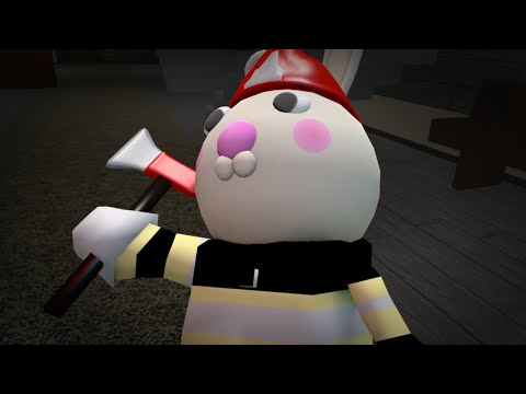 ROBLOX PIGGY BUNNY FIREFIGHTER JUMPSCARE - Roblox Piggy Animation