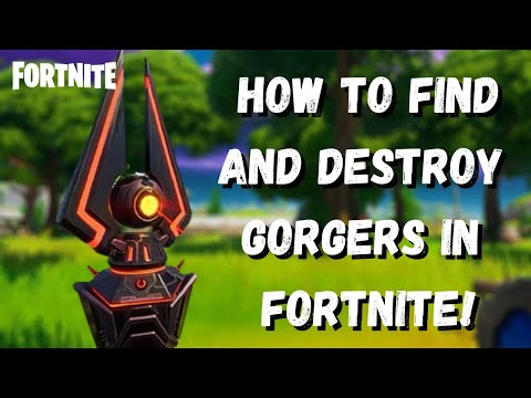 How To Find And Destroy Gorgers In Fortnite Battle Royale !! Tutorial And Guide