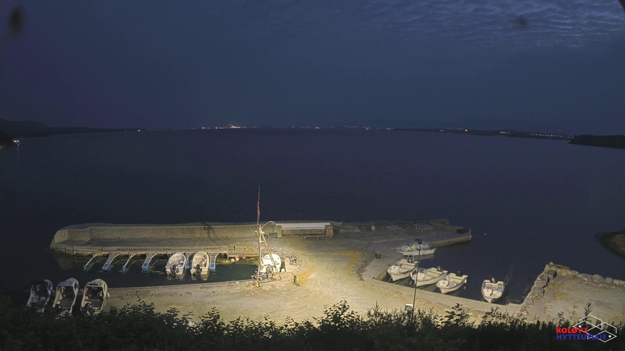 Live webcam view of Muelle del Fiordo en Halsnøy