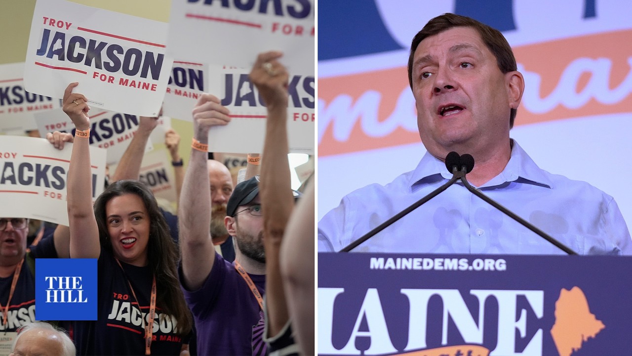 Video: Troy Jackson wins Maine Democratic Senate nomination at Bangor convention