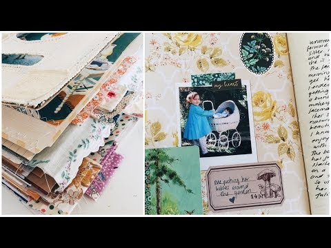 junk journal with me  process video ideas tips