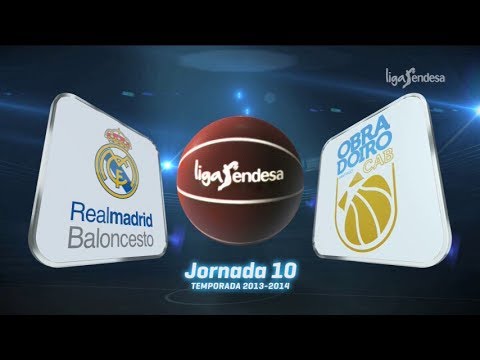 Resumen J10 ACB 13/14 R.Madrid Baloncesto Vs  RíoNatura-Monbus OBRADOIRO