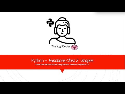 17 Python Functions 2 Scope