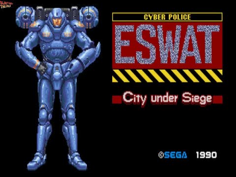 ESWAT City Under Siege Sega Genesis/Mega Drive Complete Playthrough