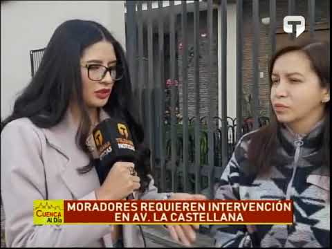 Moradores requieren intervención en av. La Castellana