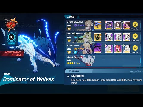 HI3 SEA - EX Abyss Red Lotus: Andrius Dominator of Wolves 404D 701pts | Mobius