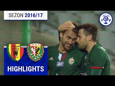 Korona Kielce - Śląsk Wrocław 1:2 | SKRÓT | Ekstraklasa 2016/17 | 12. Kolejka