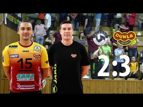 SESTŘIH 2. semifinále 2017: Kladno Volejbal Cz - VK Dukla Liberec