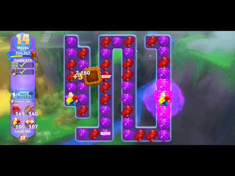 Willy Wonka's World of Candy Level 485 Complete - No Hacks (Android/IOS)