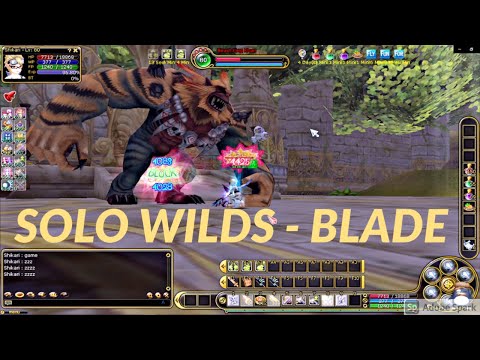 Flyff PlayPark Blade Solo Wilds Hunting Beast King Khan at Wilds Dungeon l Jergens Gaming