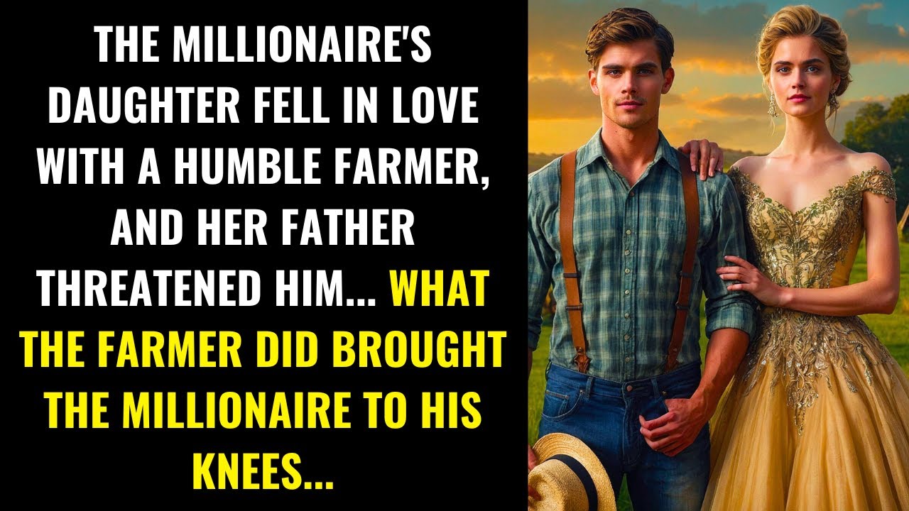 THE MILLIONAIRE’S DAUGHTER FELL IN LOVE WITH A FARMER, WHAT HE DID BROUGHT HER FATHER TO HIS KNEES..