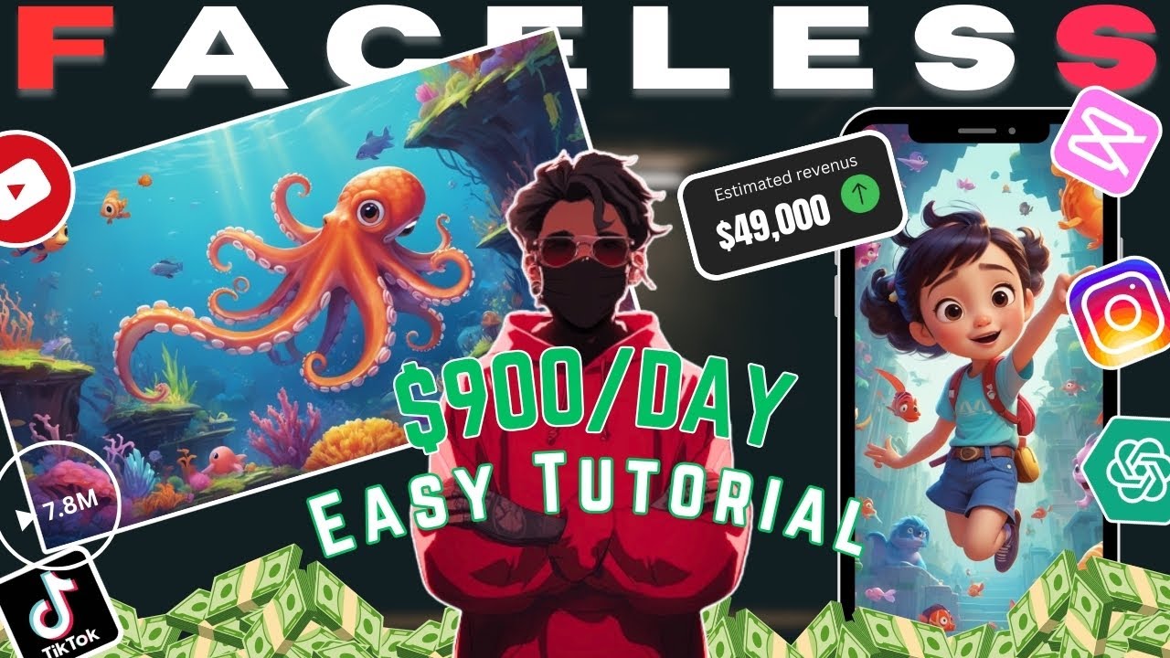 Create Faceless Kids ANIMATION YouTube Educational Videos Using AI