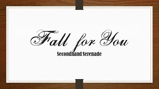 Secondhand Serenade - Fall for You (Acoustic) [Lyrics Sub Español/English]