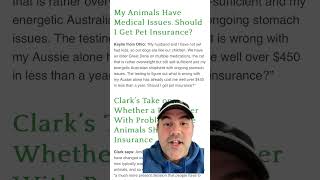 We have some important facts you need to know before getting a policy.#pets #petinsurance #askclark