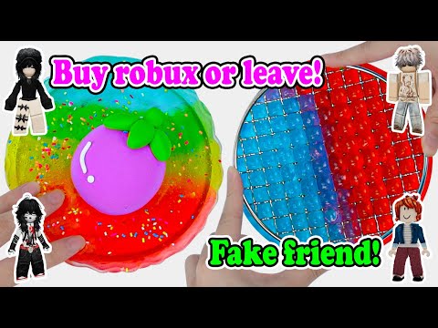 Slime Storytime Roblox | I became poor Bacon to find out who the fake friends are