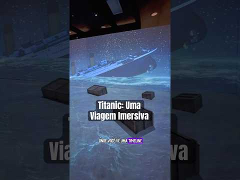 Titanic: Uma Viagem Imersiva está em São Paulo, no Shopping Eldorado! Usem nosso cupom 3EM3TV10 !
