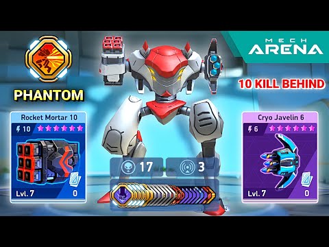 Tengu with Rocket Mortar 10 + Cryo Javelin 6 - Phantom - Mech Arena