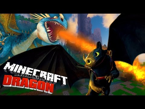 HOW TO TRAIN YOUR DRAGON [1] - Minecraft Custom Mod Adventure (Roleplay #1)
