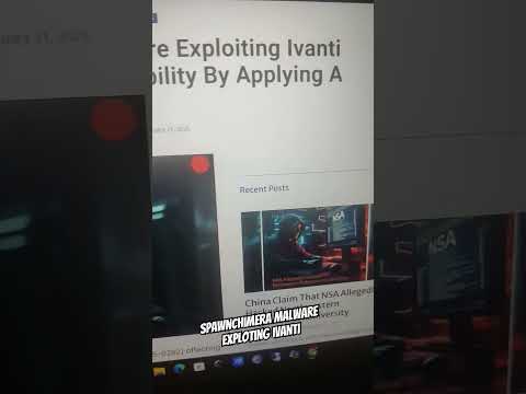 Spawnchimera malware Exploiting ivanti buffer overflow vulnerability by applying a FIX
