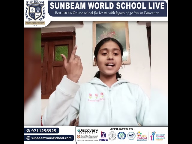 &ldquo;Chhatrapati Shivaji&rsquo;s Birth Anniversary: Insights from a Sunbeam World School Student&rdquo;📚🎥