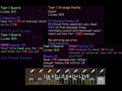 11 jewel swords and pants (Hypixel Pit GAMBLING)