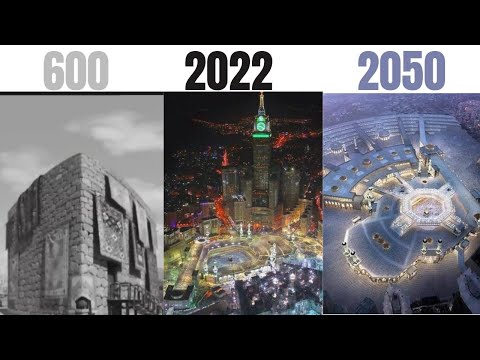 Evolution of Makkah 600-2050 | Future Structure of Kaaba | Evolution of Kaaba |  History of Makkah