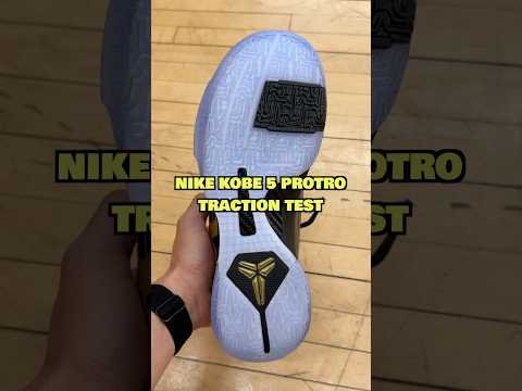 Nike Kobe 5 Protro Traction Test! 🐍 #basketballshoes #kobebryant #nike