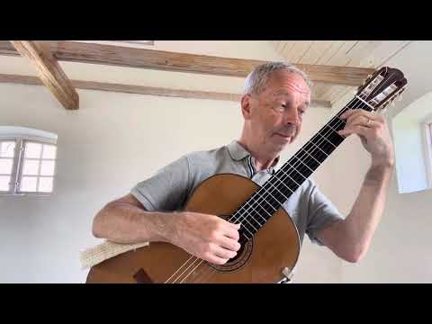 Agustín Barrios : Valse No 3  Göran Söllscher guitar