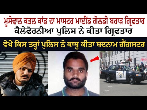 Moosewala Murder Case MasterMind Goldy Brar Arrested by California Police Moosewala Murder Case MasterMind Goldy Brar Arrested by California Police
