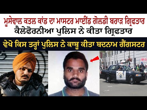 Moosewala Murder Case MasterMind Goldy Brar Arrested by California Police