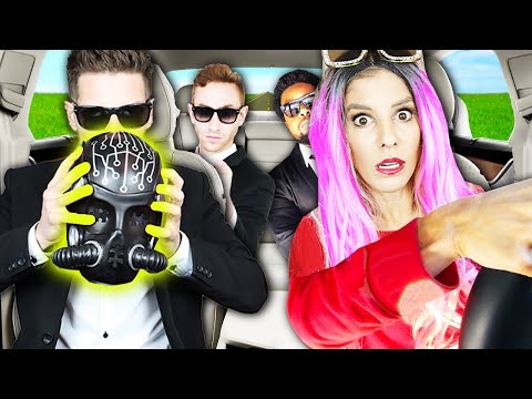 Picked up GAME MASTER Inc. in an UBER under Disguise with Matt! (bad idea) | Rebecca Zamolo Video