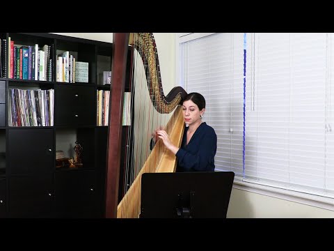 Gigue by David Watkins,  Inspirational Videos for Young Harpists, #73