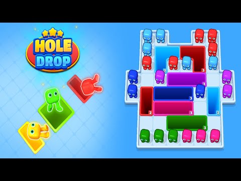 Hole Drop Puzzle (by IEC GAMES AUSTRALIA) IOS Gameplay Video (HD)
