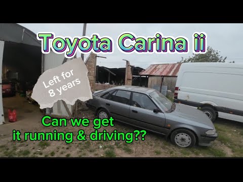 Thumbnail for Toyota Carina ii (2) abandoned for 8 years, can we get it running & driving (Part 1) by Toyota Carina II