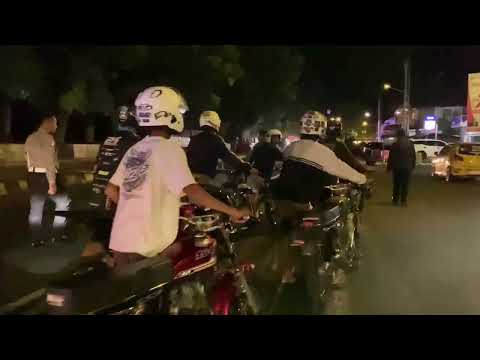 Puluhan Kendaraan Roda Dua Diamankan 