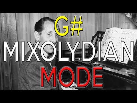 G# MIXOLYDIAN MODE in 30 SECONDES - ANIMATED MUSIC THEORY TUTORIAL