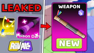A NEW WEAPON got LEAKED... (Roblox Rivals News)